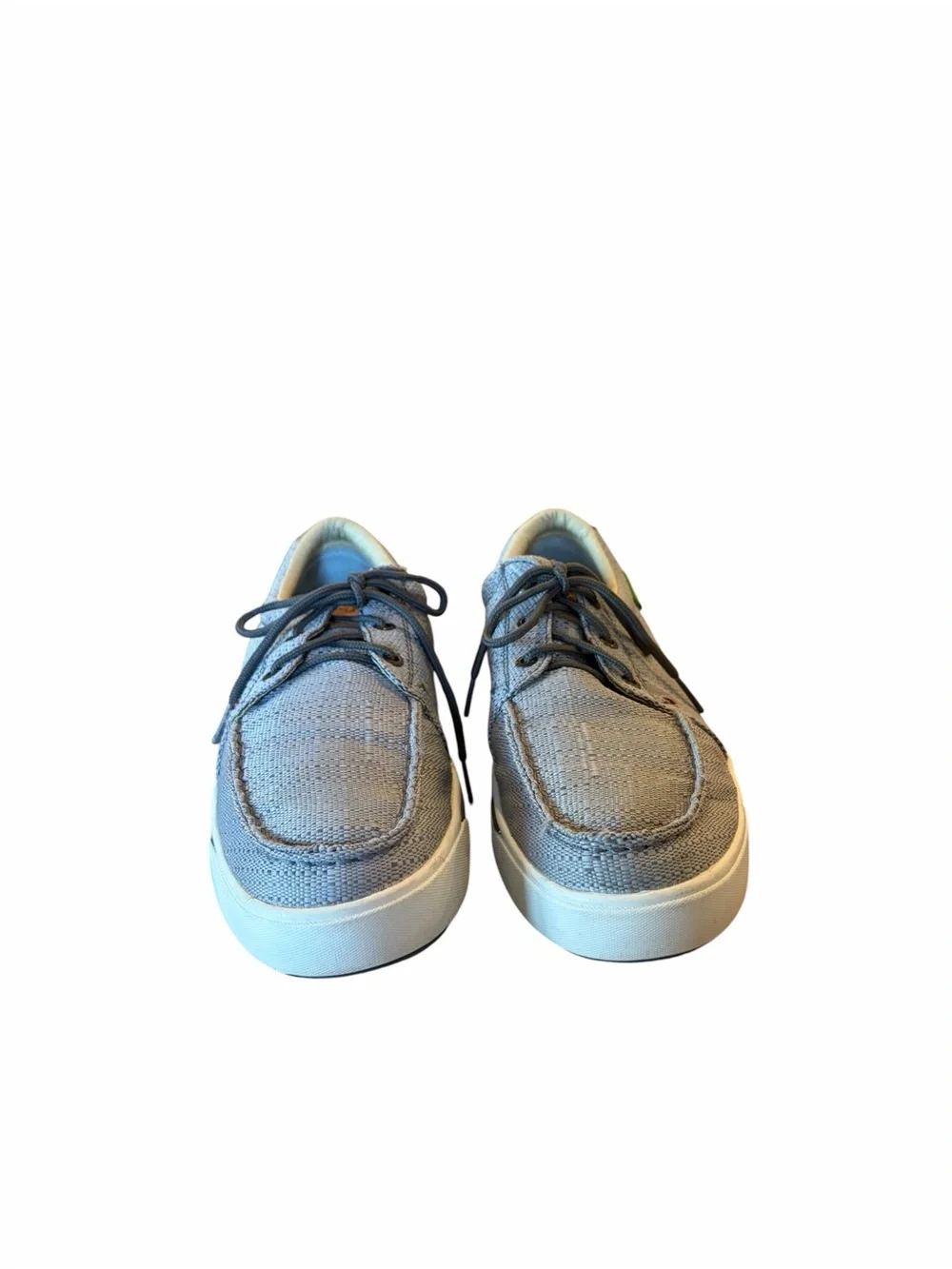 Twisted X Men's Hooey Loper Casual Boat Shoe Lace-Up in Gray. NWOB Size 10